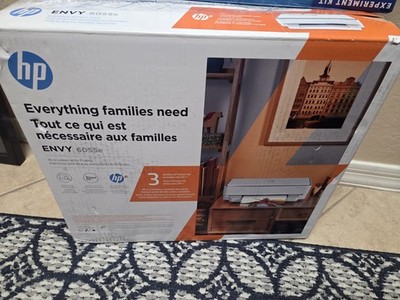 HP ENVY 6055e Wireless Color Inkjet Printer Print scan copy Easy setup Mobile...