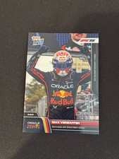 Tarjeta Max Verstappen Grand Slam Victory 2025 Fórmula 1 Topps AHORA 63 en mano