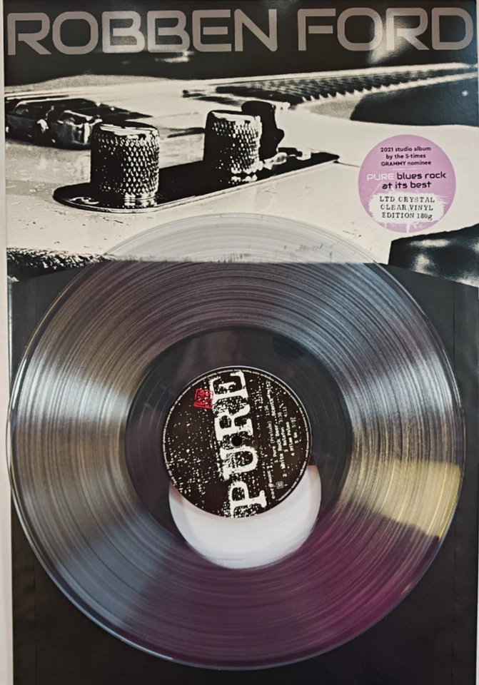 Robben Ford Pure LP Album vinyl record 2021 limited Clear 180granm on  Ear Music - Image 2 of 4
