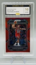 2022-23 Panini Prizm Charles Barkley #300 Red Prizm #’d /299 Gem Mint 10