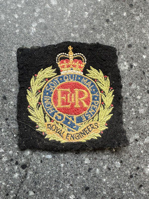 ER II Abzeichen Patch Honi Soit Qui Mal Y Pense. Royal Engineers Patch Abzeichen