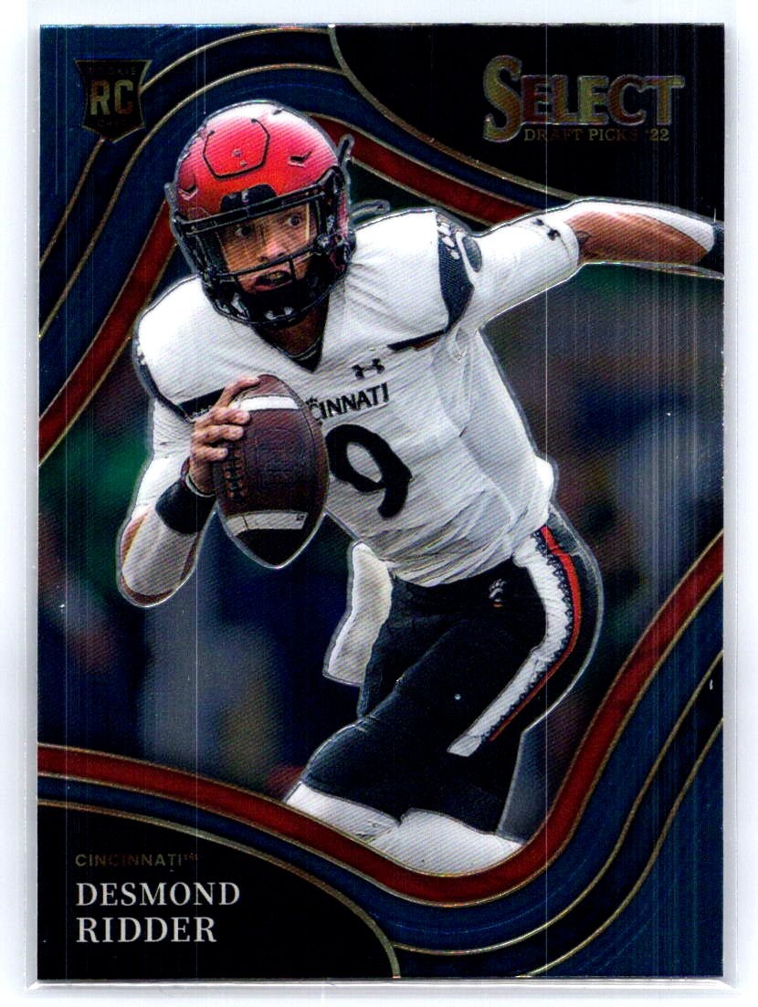 2022 Panini Select Draft Picks #115 Desmond Ridder Blue (Retail Base)