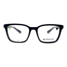 AUTHENTIC & NEW - DRAGON - DR2046 001 51/17/135 - SHINY BLACK MEN EYEGLASSES