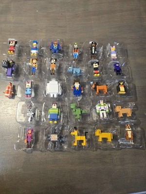 Disney Pixar Crossy Road Miniature Figure Lot Of 28 Hard To Find Blind Box