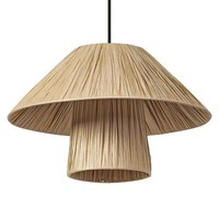 Pendelleuchte Bambus Braun Osram E27 Esstisch Ø40 Cm HäNgelampe Esszimmer