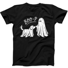 Boo-P Ghost Dog Halloween Spooky Pet Lover T Shirt