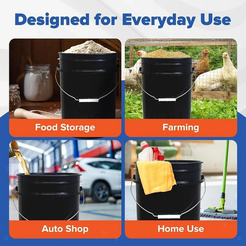 Contenitore per alimenti secchi riutilizzabile, versatile, impilabile, - Immagine 3 di 4