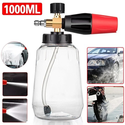 #ad 1 4quot; Snow Foam Cannon Pressure Washer Gun Car Wash Soap Lance Spray Jet Bottle $16.99