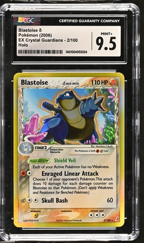 Blastoise δ graded CGC 9.5 for sale on eBay