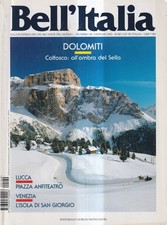 Bell'Italia 189 - gennaio 2002 mensile - Dolomiti Colfosco: All'Ombra Del Sella