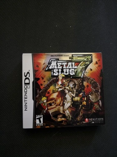 Metal Slug 7 (Nintendo DS, 2008) Brand New Sealed w/ Slipcover.