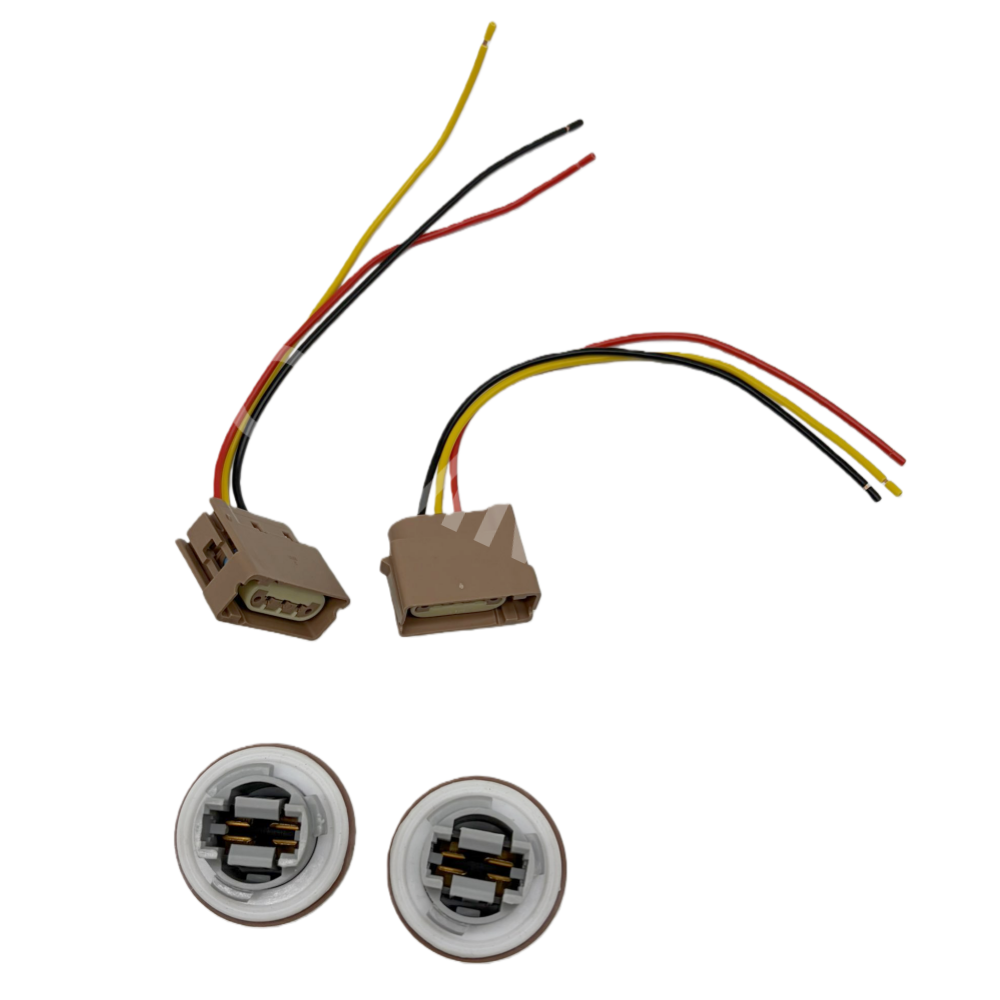 For Ford F150 F250 F350 Super Duty 2Sets Tail Light Turn Signal Socket & Pigtail