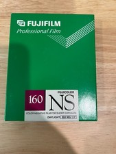Fujicolor NS 4x5 Color Negative Film Box Of 10 Sealed OOD 1998/01 ISO160/23 DIN
