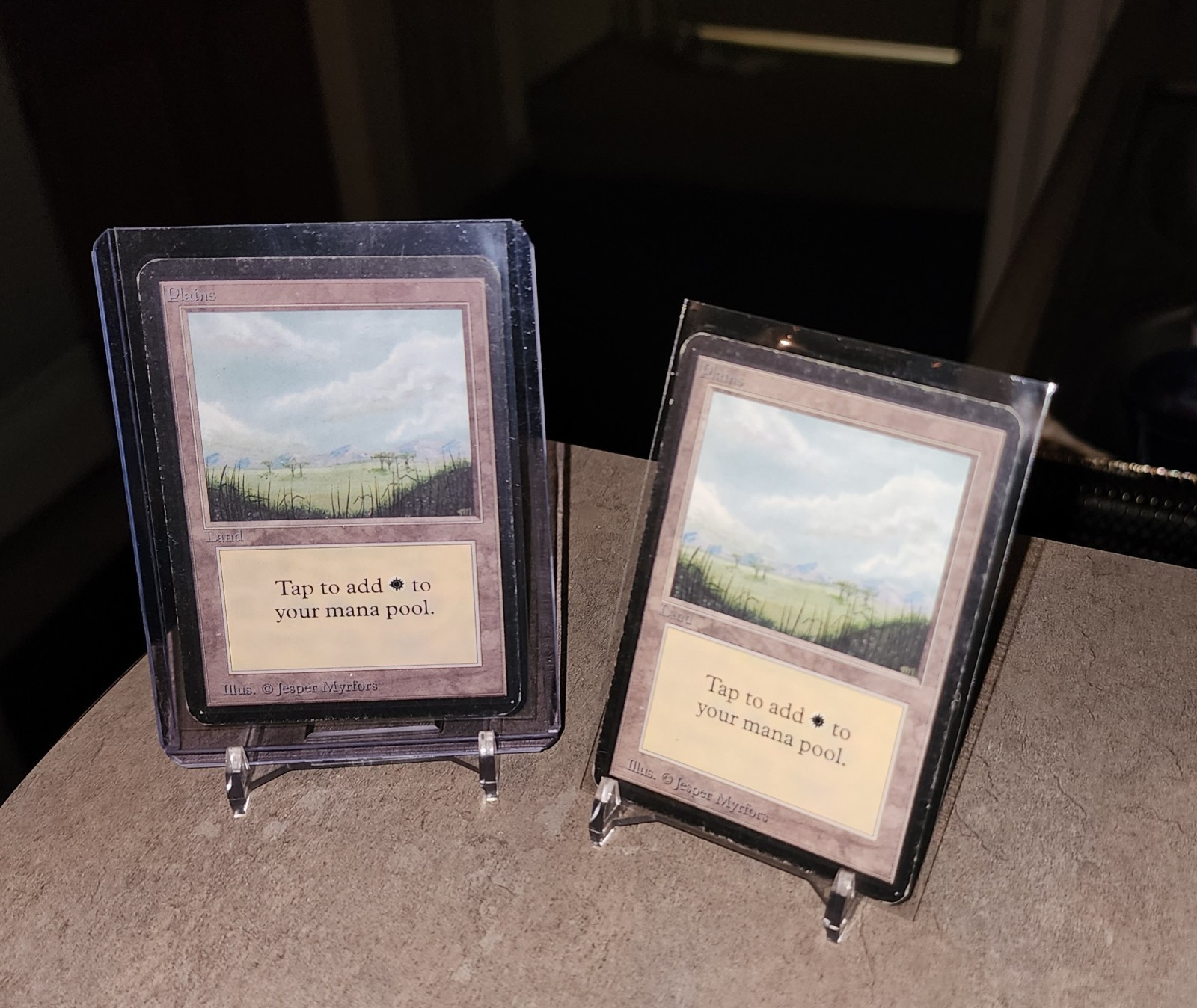 MTG Alpha Plains Set of 2x Plains mp