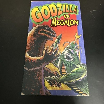 Godzilla vs Megalon VHS 1994 Release Video Tape Gojira tai Megaro 1973 Japanese