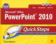Microsoft Office PowerPoint 2010 QuickSteps Paperback Carole Bogg