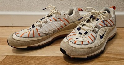 Nike Air Max 98 Mens US 11 EU 45 Sail/Court Purple Sneakers 640744-108