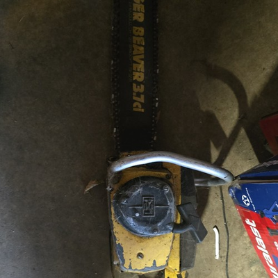 #ad McCulloch MAC 10 10 Gasoline Chainsaw Automatic Oiler Yellow Black $91.00