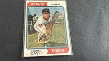 1974 Topps #367 Norm Cash Detroit Tigers. EX+.....Freec Shipping