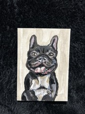 French Bulldog | Original Watercolor ACEO Painting