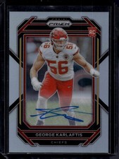 2022 Panini Prizm #378 George Karlaftis Autographs Prizm Silver