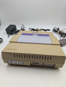 Super Nintendo SNES Console Bundle W/ Controller & Cords, Tested SNS-001