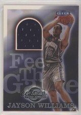 1999-00 Fleer Focus Feel The Game Jayson Williams gb9