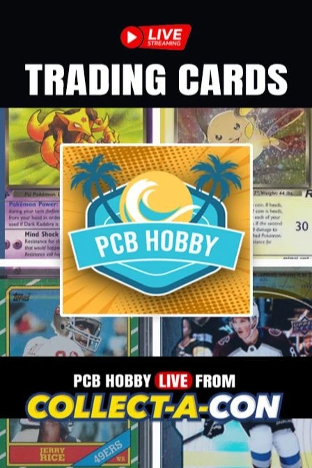 LIVE FROM CHICAGO  COLLECT-A-CON W PCB HOBBY!! FREE SHIPPING!! 4/25 Y