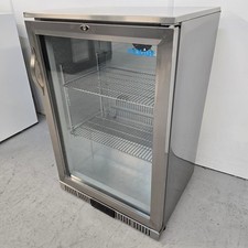 Bottle Fridge Single 1 Glass Door Display Back Bar Commercial Chilled Polar G...