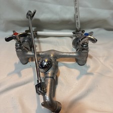 Commercial Mop Sink Faucet with Vacuum Breaker Wall Mount Service Sink Faucet