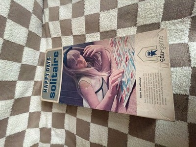 Vintage 1970 Happy Days Solitaire Card Game by Ed-U-Cards No. 143