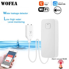 Smart Flood Leakage Sensor Remote Monitor WiFi Water Overflow Level Detector