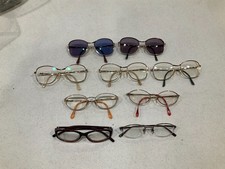 Eyeglass Frames Lot of 9 Frames Mix Designer Brands Pre-Owned