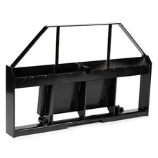 Titan Attachments Mini Skid Steer Pallet Fork Frame, Universal SSQA Connection
