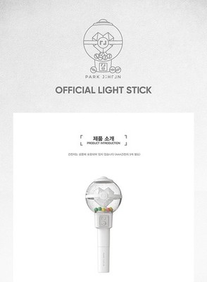 PARK JI HOON OFFICIAL LIGHT STICK with Strap,Card,Tracking,POB