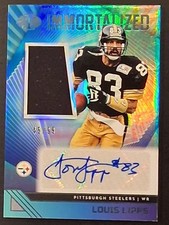 2023 Panini Illusions #IJA-LL Louis Lipps Jersey AUTO Blue 45/99