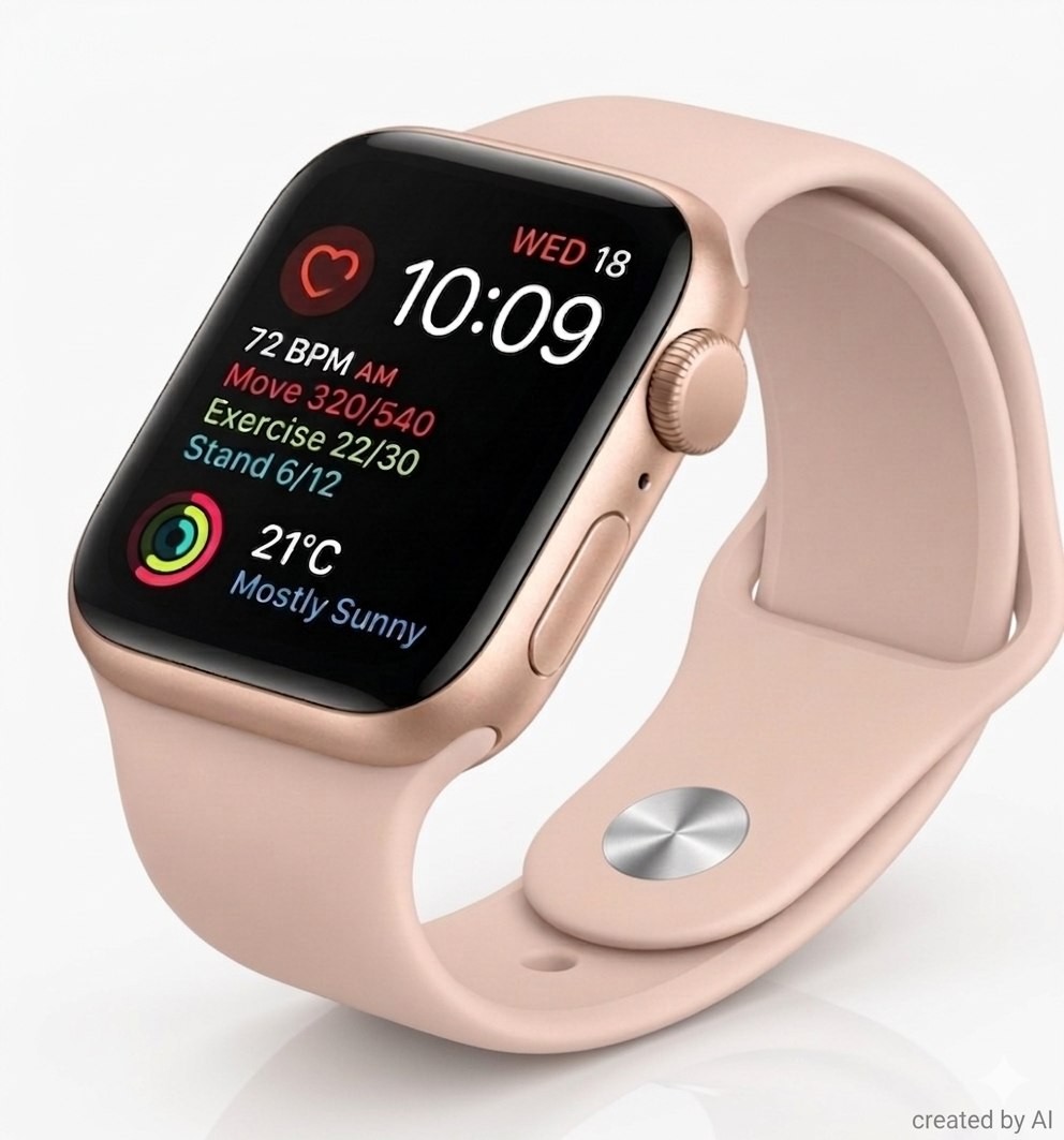 Apple Watch Series 5 GPS 44mm Gold / Apple Smartwatch 5 / 3 Jahre Gewähr
