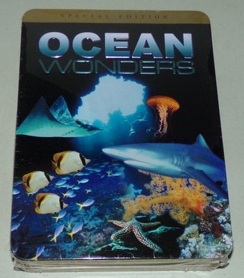 Ocean Wonders (DVD, 2011, 3-Disc) Special Edition Tin Coral Reef Kelp Sea NEW***