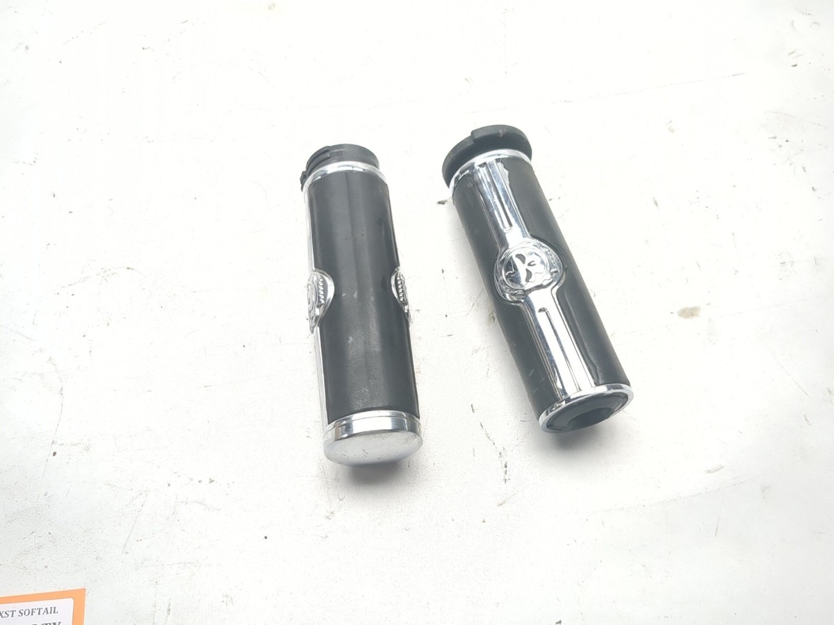 00-06 Harley Softail FXST Front Left Right Handlebar Grips Set