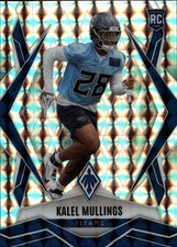 2025 Phoenix Football Silver Hyper #205 - Kalel Mullings (RC) - Titans