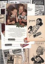28x Werbung 1908-1955! Photographische AGFA - Artikel u.a. Foto-Artikel, Firmen