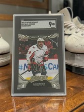 ALEX OVECHKIN 2022-23 UPPER DECK MVP SILVER SCRIPT  AUTOGRAPHED SGC 9