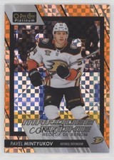 2023-24 O-Pee-Chee Platinum Orange Checkers 15/25 Pavel Mintyukov #223 0v2l