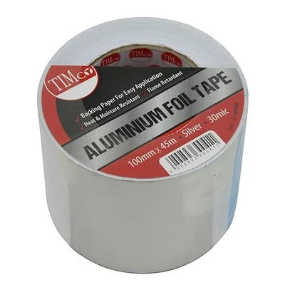 Timco - Pita Aluminium (Saiz 45m x 100mm - 1 Keping) - Image 1 of 2