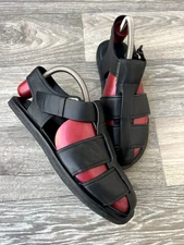 THE ROW caged design leather sandals