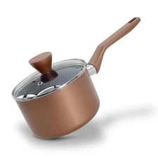 NutriChef Saucepan Pot w/ Lid-Non-stick High-Qualified, 2 QT. works w/ NCCWA13BR