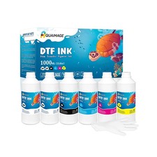 Premium DTF Ink 6000 ml, DTF Transfer Ink for PET Film, Refill Ink for printh...