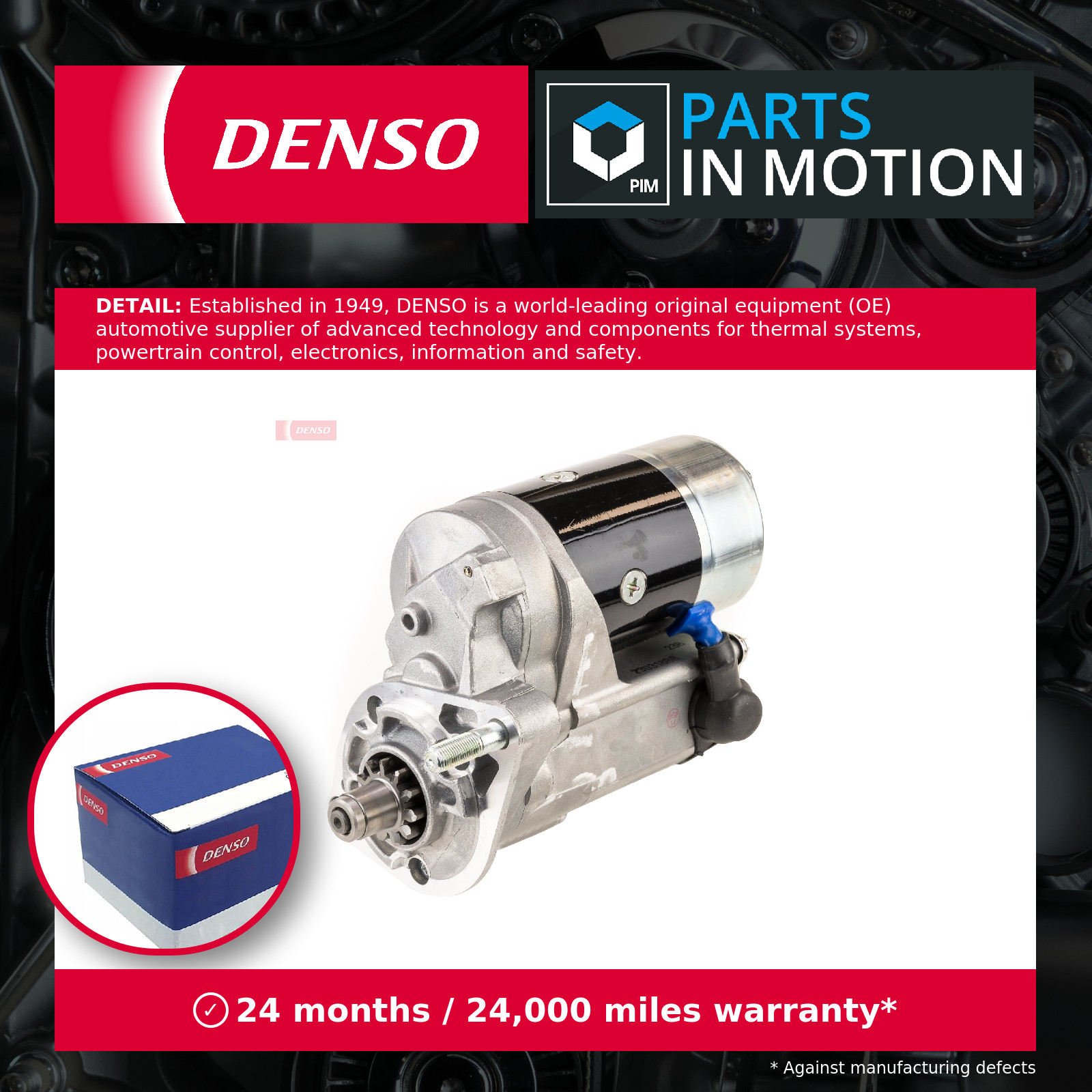 Denso Starter Motor DSN1371 - Image 5