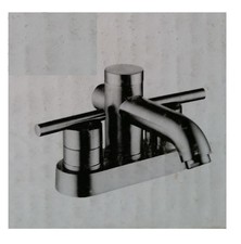 Sheffield Home Brushed Nickel 4inch Centerset Lavatory Faucet EB92B
