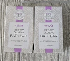 doTERRA SPA Serenity Calming Bath Bar Soap Essential Oils LOT Of 2 